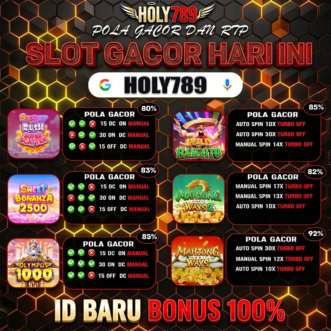 HOLY789 ~ Situs Agen Slot789 Online Gacor Deposit 20k Bonus New Member 100 Dengan Rtp Link Slot Gacor 97% Winrate